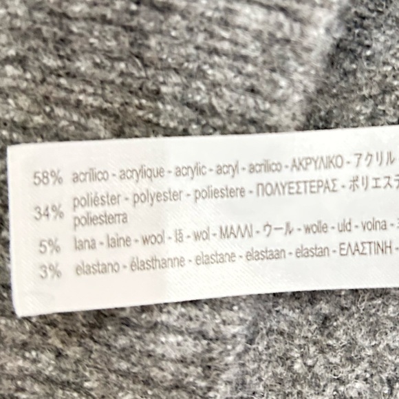 Zara gray wool blend oversized crew neck cropped
Dolman sleeves size small - Picture 9 of 10